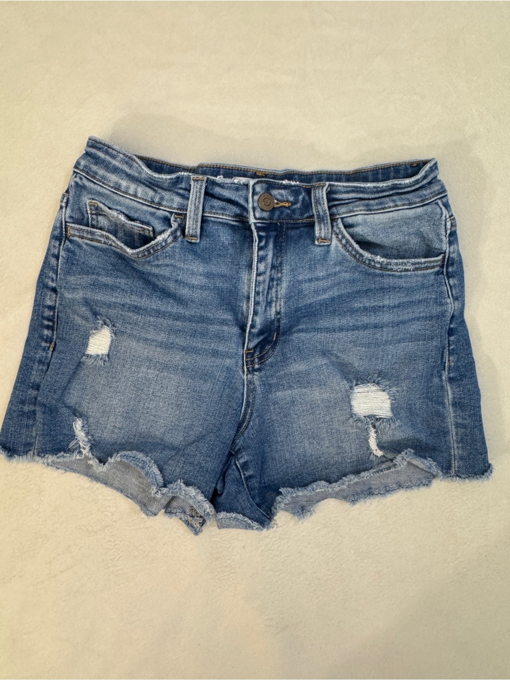 Flying Monkey Distressed Jean Shorts